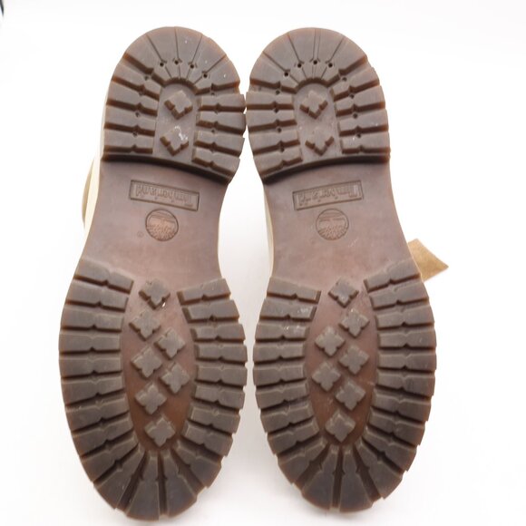 Timberland Premium 6-Inch Mens Size 12 M Ivory Nubuck Outdoor Waterproof Boots - Picture 7 of 11